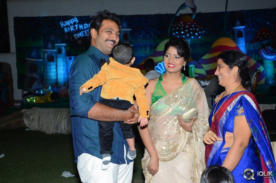 Ajay-Son-Dheeran-1st-Birthday-Celebrations-2014